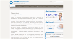 Desktop Screenshot of ftszv.hu
